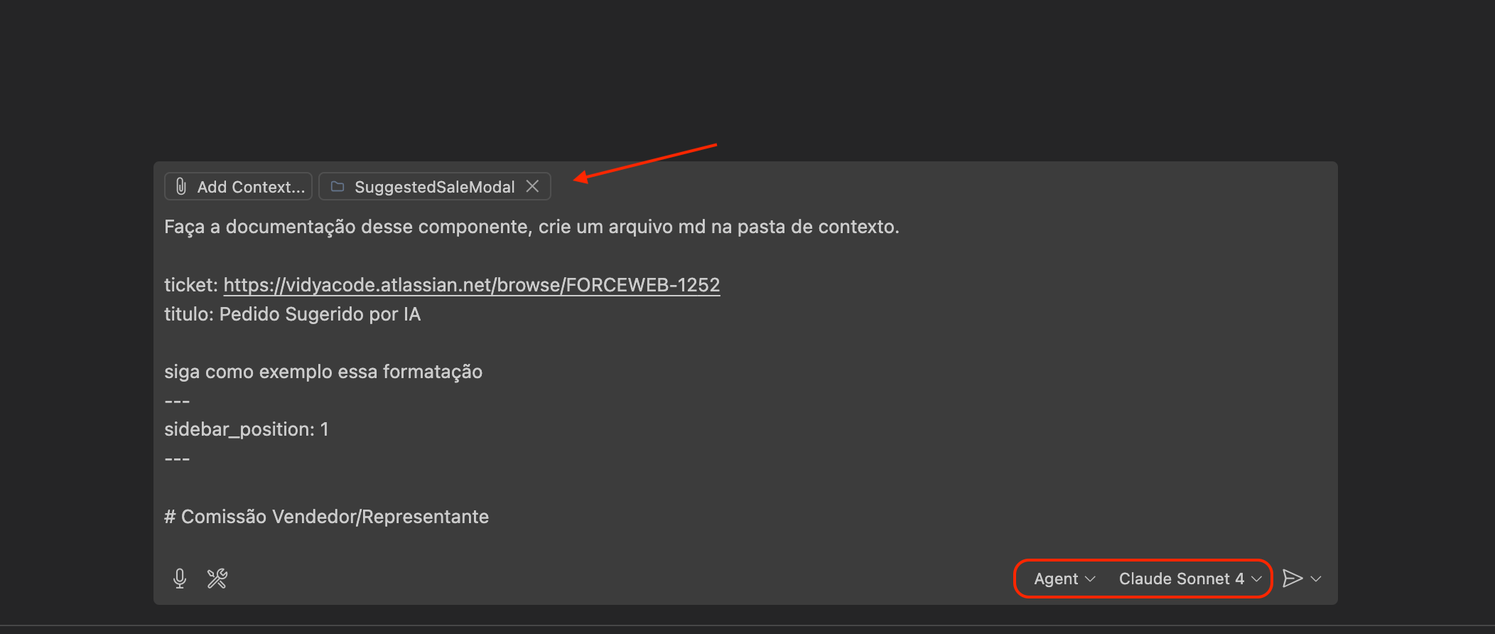 Exemplo de uso